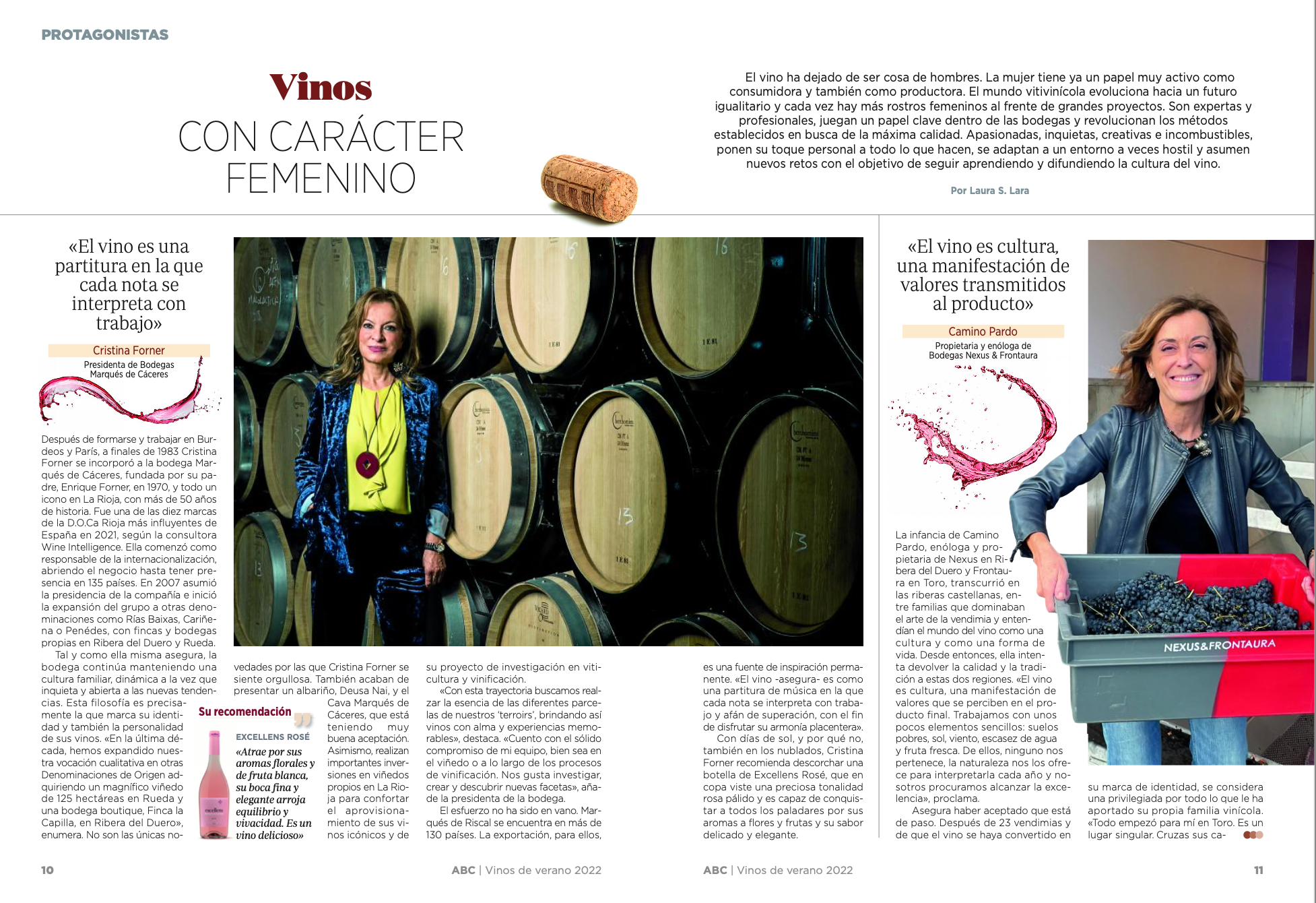 Camino Pardo, Ceo de Bodegas Nexus&Frontaura al mando